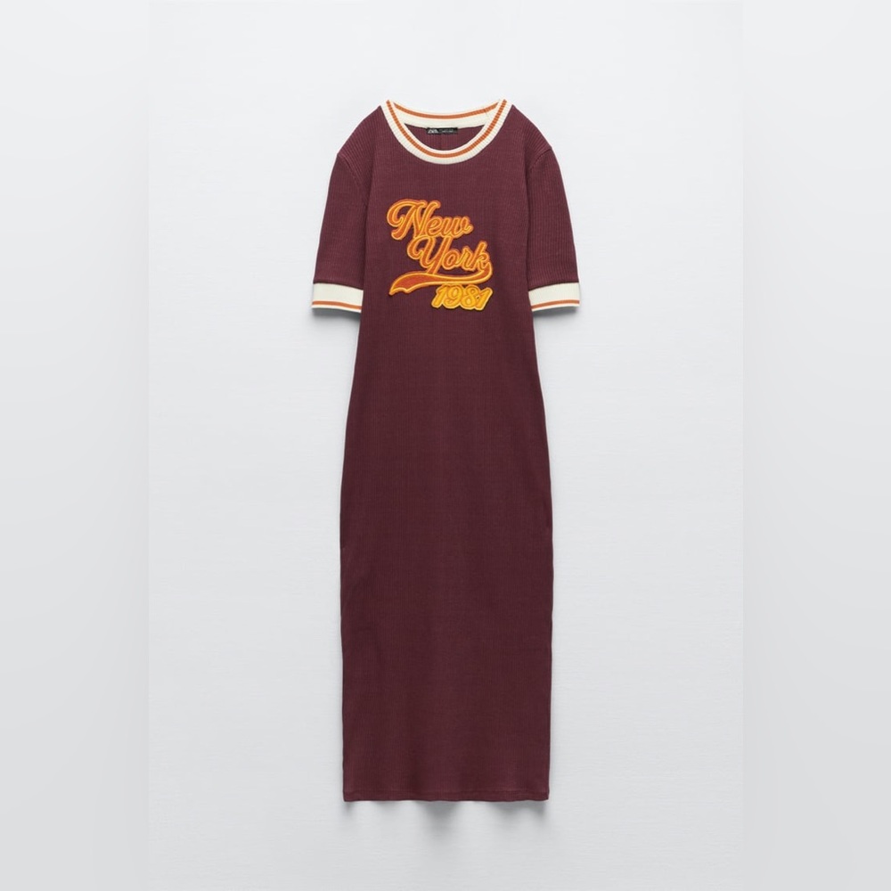 NWT Zara New York Varsity Dress